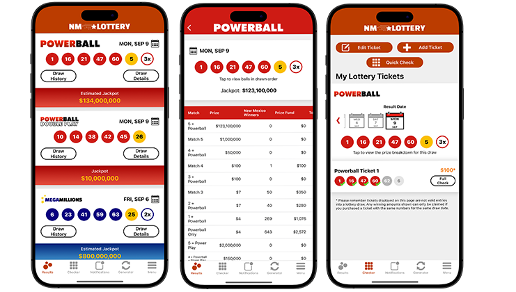 New Mexico Lottery App Screenshots